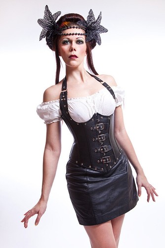 Corsetto pelle sintetica - pelle,
