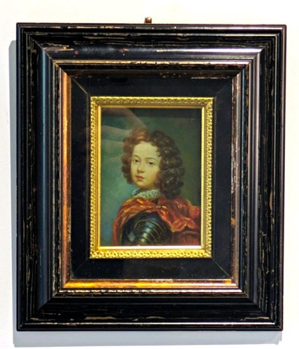 Antico dipinto vittoriano olio