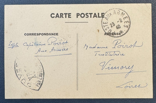 Ww2 cartolina con timbro - ww2,