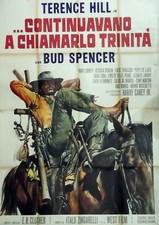 ...CONTINUAVANO A CHIAMARLO TRINITA'  MANIFESTO ORIGINALE 4F