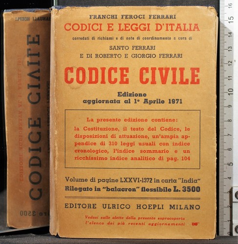 Codice civile ferrari ulrico - codice, ferrari.