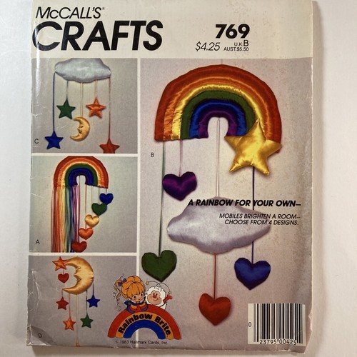 Mccall 769 rainbow star moon - star,