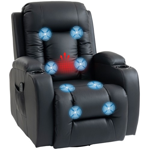 Homcom poltrona massaggiante - homcom,