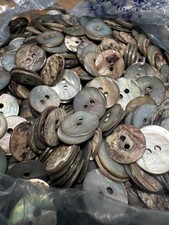 50 x bottoni vera conchiglia