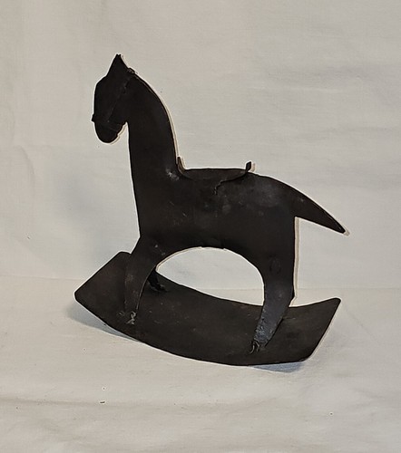 Cavallo dondolo metallo - a,