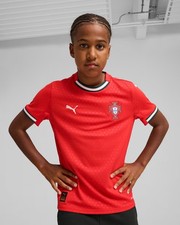  Portogallo Portugal Puma Maglia Calcio Football Shirt Bambini Ragazzi Rosso 