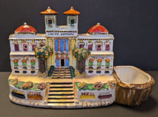 soprammobile ceramica  souvenir casinò San Remo vintage