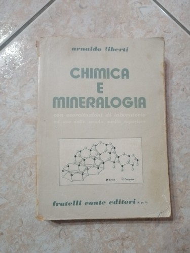 Libro chimica mineralogia - libro, mineralogia"