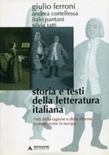 STORIA E TESTI DELLA LETTERATURA ITALIANA G.FERRONI MONDADORI 9788888242316