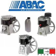 GRUPPO POMPANTE ABAC HP2-5.5 compressore NUAIR CECCATO FINI SHAMAL + OLIO 1LT