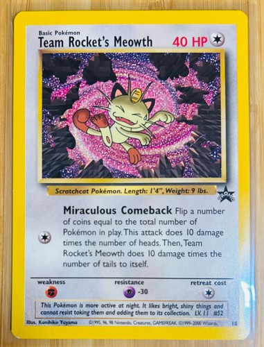 Team rocket meowth 2000 - rocket's, 18