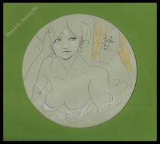 LIBERATORE FAUSTO MARIA PITTORE MODELLA DISEGNO CHINA