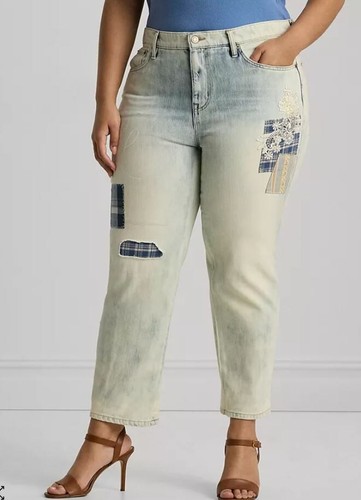 Jeans patchwork blu - , lavaggio