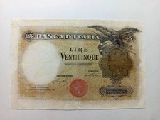 25 LIRE AQUILA LATINA BANCA