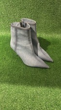Zara Denim Ankle Booties Size
