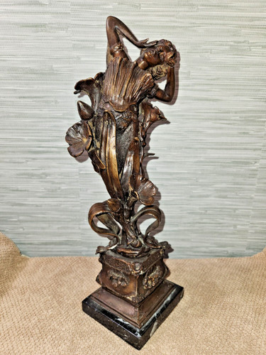 Antica statua bronzo - antica, in