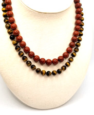 Collana diaspro collana occhio di tigre lotto