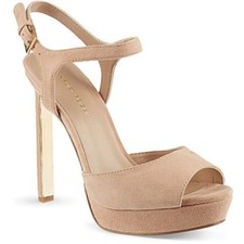 Kurt Geiger sandali nude cipria in pelle tacco alto misura 39