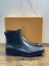 Tod’s Chelsea Boot  uomo Pelle Nera      luxury tod’s men boot 43.5