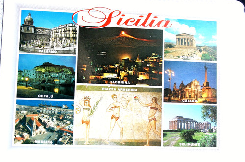 Cartolina sicilia paesaggi - cartolina.,
