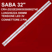 KIT 2 BARRE STRIP 5 LED TV
