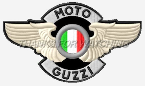 Moto guzzi embroidered patch - embroidered,