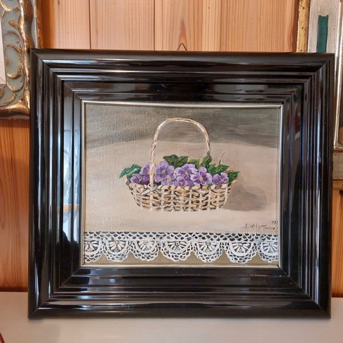 Quadro antico anni cestino - antico,