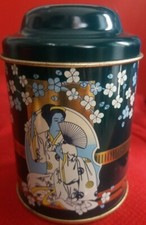 Scatola in latta con disegno