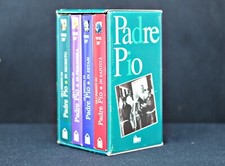 Cofanetto 4 videocassette vhs, Padre Pio "Gli inediti" opera di Enrico Malatesta