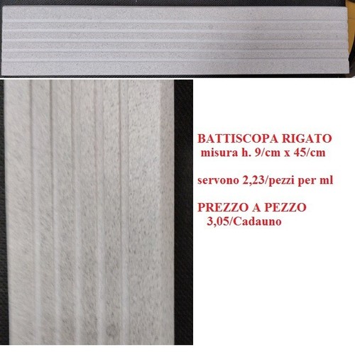 Battiscopa gres porcellanato - gres,
