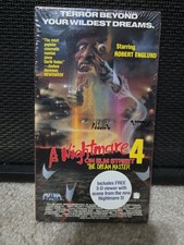 Nightmare On Elm Street 4 VHS