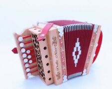 Organetto Accordion Akkordeon 2 bassi 11 voci Della Noce Squillo SOL Nuovo