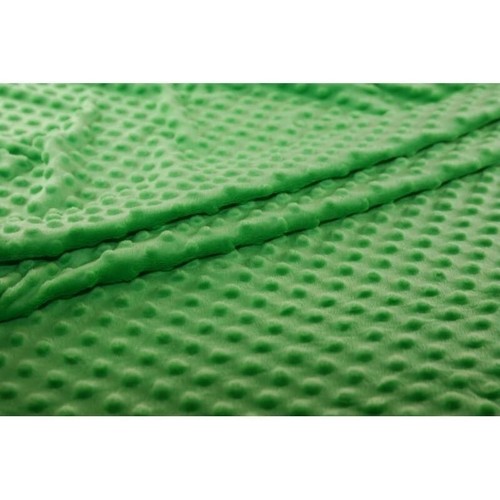 Tessuto peluche minky verde - minky,