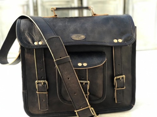 Donna vintage nero pelle - donna,