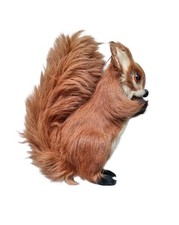 *HH* Statua Giocattolo Vintage Scoiattolo Statuetta Statuina Gioco Toy Peluche