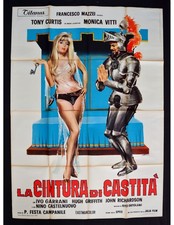 manifesto LA CINTURA DI CASTITA' monica vitti tony renis garrani A449