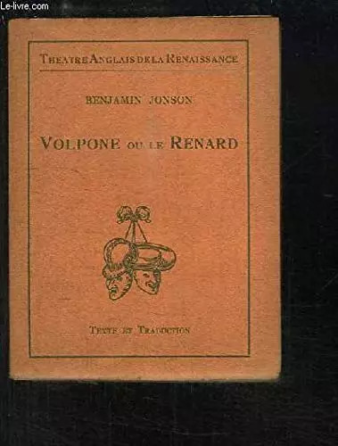 Volpone renard texte et - ou,