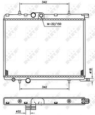 NRF (519525) Radiatore acqua
