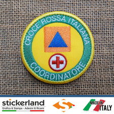 Toppa patch croce - croce, rossa