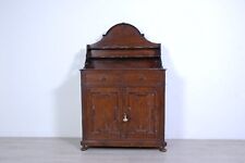 Antica credenza in legno Vecchio mobile stile rustico con alzata Dispensa cucina