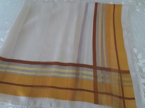 Sciarpa vintage quadri made - a,