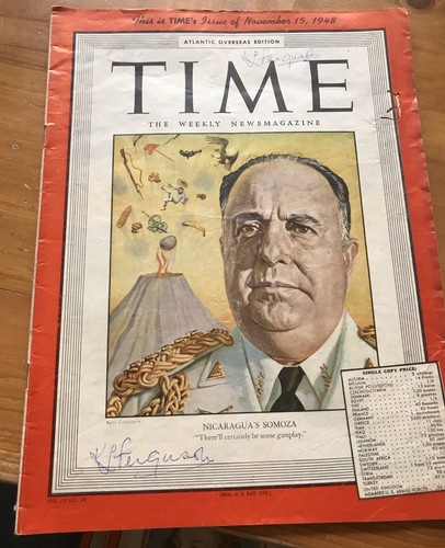 Time magazine 1948 somoza - time,