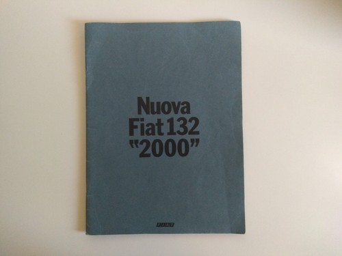 Depliant brochure fiat 132 - depliant,