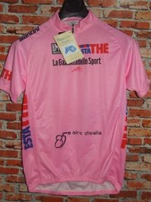 ROSA 85° GIRO SANTINI MAGLIA BICI CICLISMO SHIRT CYCLISM NUOVA TAG tg. XL