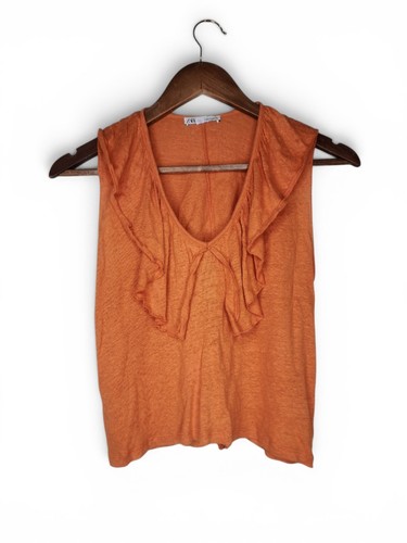 Top smanicato zara - top, con