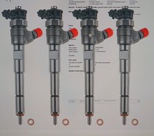 4 INIETTORI Bosch 0445110652