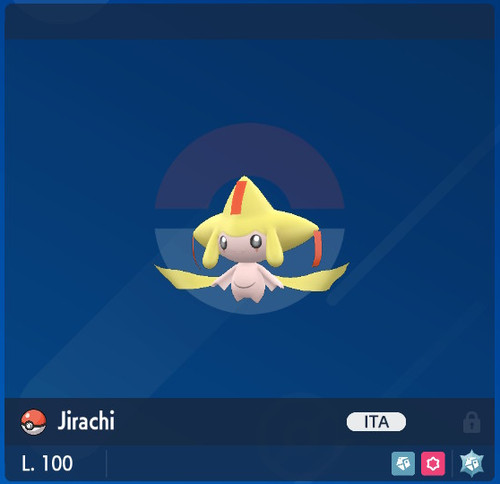 Jirachi shiny o - o, normale