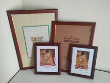 Cornice In Legno Arte Povera Porta Foto Vetro Documenti Poster varie misure