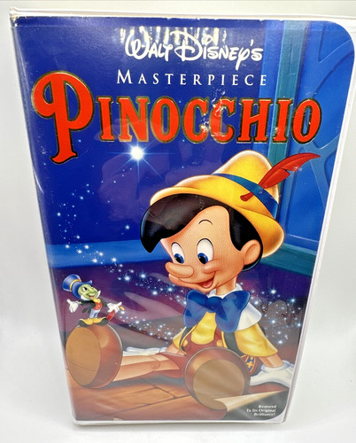 Pinocchio vintage vhs walt - vhs,