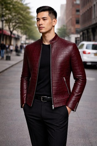 Giacca uomo bordeaux